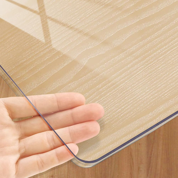 Generic Kasepie 20 X 36 Inch Clear Table Cover Protector,1.5mm Thick Plastic Table