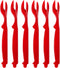 6Pcs Crab Legs Crackers Set, Tools for Lobster, Crab, Crawfish, Prawns, Easy Opener Shellfish Picks Knife