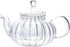 IwaiLoft NEW Glass Teapot with Infuser, Stovetop Safe Tea Kettle, 20OZ Blooming Tea Maker, Pumpkin