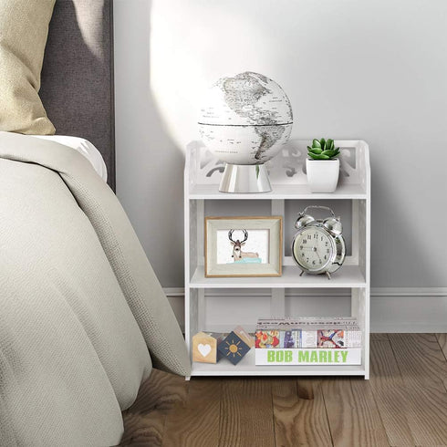 3 White Shoes Rack, Tier Small Shoe Shelf Standing Shoe Display Shelves Modern Narrow Shoes Tower Storage Organizer