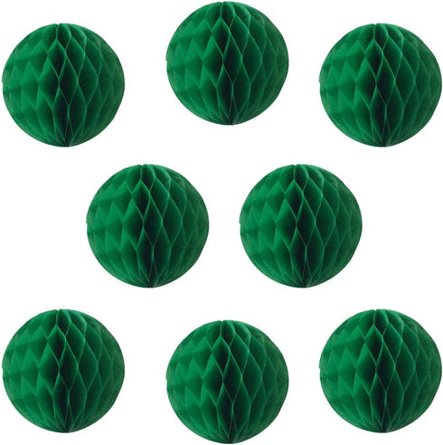 8pcs 10 inch Paper Honeycomb Balls, Decorative Tissue Pom Poms for Birthday Wedding Nursery Baby Shower Decor