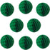 8pcs 10 inch Paper Honeycomb Balls, Decorative Tissue Pom Poms for Birthday Wedding Nursery Baby Shower Decor