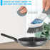 QUTHZZHY 4-in-1 Set 4 Dish Cleaning Brush Soap Dispensing Dish Brush with Replacement Heads and Storage Holder, Kitchen