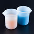 Coopay 12 Pieces 100 ml Silicone Measuring Cup, DIY Resin Glue Tools, Nonstick Mixing Cups for Handmade Craft