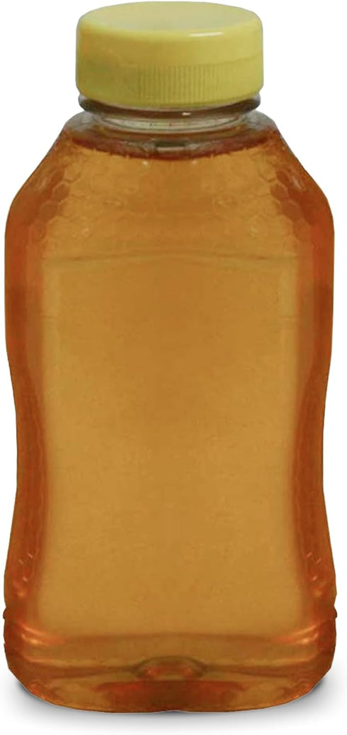Mann Lake Refillable Hourglass Honey Jars | 1 lb Plastic Containers with