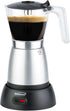 Brentwood TS-119S Electric Moka Pot Espresso Machine, 6 Servings, Silver