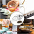 4 Set Tea Strainers with Drip Bowls, Loose Leaf Tea Strainers with Double Winged Handles, Extra Fine Mesh Tea Infuser