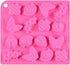 2Pcs 16 Cavity Insect Silicone Molds - Butterfly Snail Ladybug Bee Chocolate Candy Mold