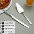 Wedding Cake Knife and Server Set - Cake Cutter and Pie Server, Dishwasher Safe for Weddings and Birthdays