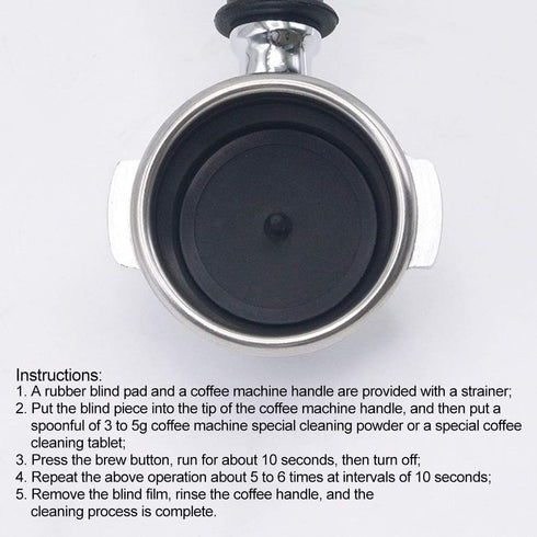 Tbest Blindsieb 57Mm Casadio Blind Filter, Coffee Machine Disk for Espresso Machines