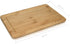Navaris Medium Bamboo Wooden Cutting Board, Natural Chopping Board with Juice Groove, 14 x 9 inches