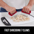 Gorilla Grip Oversized Stainless Steel Meat Shredder Claws for Shredding Chicken, Pulled Pork, and Meats