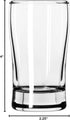Libbey Beer Tasting Sampler Glass (#249), 5oz - Set of 8