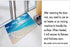 35.5x21.5 inch LYFANS Blue Sky Blue Ocean Thick Anti Fatigue Carpet, Extended Bathroom Bath Mat, Kitchen Non Slip Mat