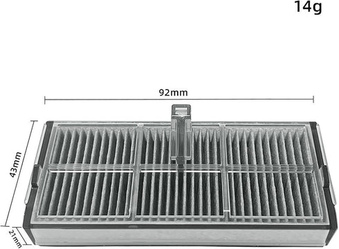 Replacement Parts Kit for Dreame X30/S30/S10 Robot Vacuum Cleaner, Includes 3 Filters