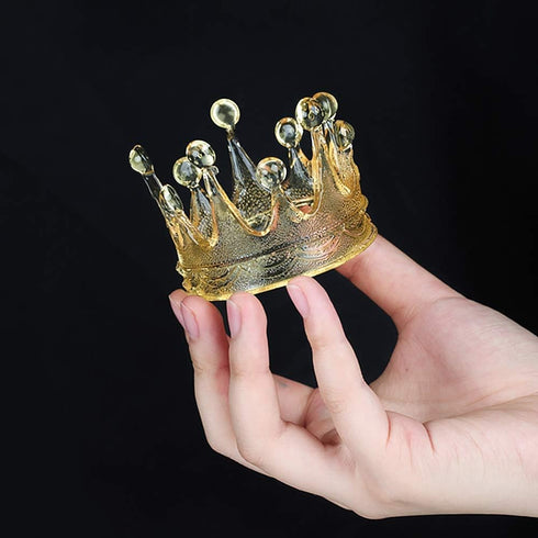 Set of 2 Princess Crown Silicone Fondant Molds - 3D Gumpaste Candy Mold for Cake Decorating
