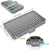 Large Silicone Sponge Holder - Multi-Purpose Self Draining Dish Soap Tray for Kitchen Sink, Waterproof Caddy Organizer