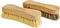 All-Natural Wooden Scrub Brush Set, Eco-Friendly Cleaning Products, Wooden Handle with Tampico and Palmyra Bristles, 2
