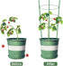 Alliico 20" 3 Pack 12 (20") Plant Support Cages for Climbing Plant Flower Cherry Tomato cage with Stand Stakes