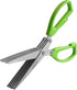 Westmark Germany Stainless Steel 5-Blade Herb Scissors with Cleaning Comb