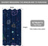 Grommet 2 42x84 Inch Baocicco Navy Blue Space Curtains for Boys Room Cartoon Stars Planets Theme Galaxy Curtains