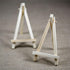 SK 12pcs Mini Wooden Easels Display Stand, 6 Inch Photo Painting Portable Tripod Holder