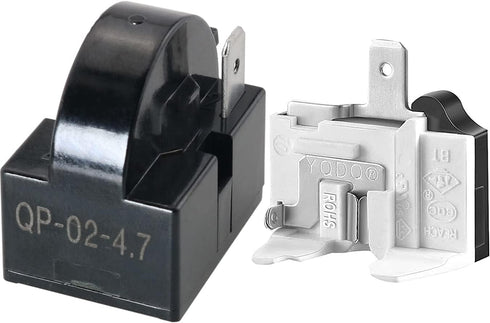 Refrigerator Compressor Relay and Overload Kit JJHXSM Starters QP2-4R7