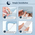 Sopito 4pcs Adjustable Elastic Bed Sheet Fasteners, Heavy Duty Grippers for Mattresses, White