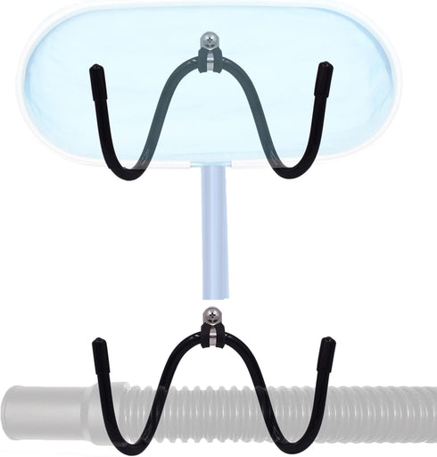 YYST Pool Tool Organizer and Holder Rack, Store Poles, Brushes, Nets, Vacuum Heads, and Cleaning Attachments