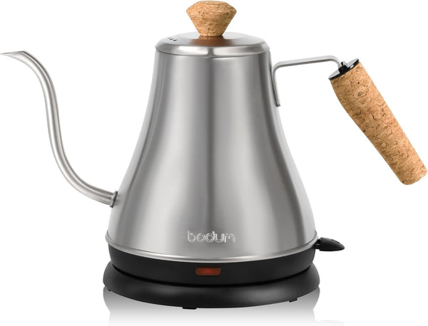 Bodum 27oz Melior Gooseneck Electric Water Kettle, Pour Over Coffee & Tea,
