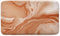 Orange Bathroom Rug Mat, Abstract Marble Non Slip Bath Mats, Soft Luxury Microfiber Floor Rug for Tub Shower