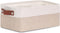 DULLEMELO Small Storage Basket for Organizing, Collapsible Fabric Basket for Shelves, Closets, Laundry, Decorative Gift