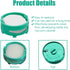 Shark Odor Neutralizer Cartridge Replacement, Compatible with Shark AZ3000, AZ3002, HZ3000, HZ3002, ZD550, IZ862H, Teal