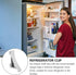 SOLUSTRE 8Pcs Aluminum Shelf Bracket Refrigerator Support Clamp Replacement Part for Cooler Shelf
