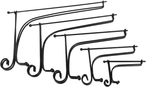 12 Inches Black Iron Plate Stand, Foldable Picture Stand for Display, Photo Stand for Decorative Plates, Frames, Books