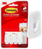 Command Micro Hooks, White, 3 Hooks, 4 Strips for Damage-Free Organizing