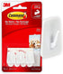 Command Micro Hooks, White, 3 Hooks, 4 Strips for Damage-Free Organizing