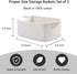 Closet OIAHOMY Cotton Rope Storage Baskets | Decorative Storage Basket for Storage, Home Organizing Bins and Nursery