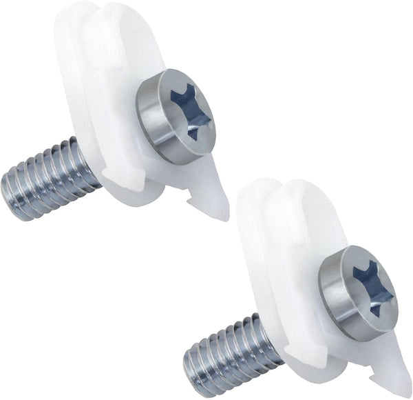 WR01X39781 Refrigerator Door Handle Mounting Stud, Fits GE Refrigerator Freezer Handle Replacement Parts (White, 2Pack)