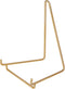 Bard's Gold-toned Wire Easel Stand, 6" H x 4" W x 4" D