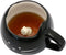 Koolkatkoo Cat Coffee Mugs for Cat Lovers, Ceramic Kitty Tea Mug Gifts for Women, 12 oz, Black