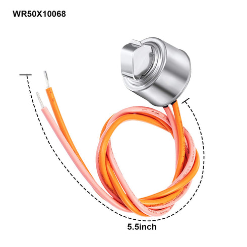 Jovitec Refrigerator Defrost Replacements, WR51X10055 Defrost Heater, WR55X10025 Temperature Sensor