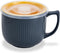 Ceramic Soup Bowl with Handle and Vented Lid, 32oz Large Deep Soup Mug for Ramen and Instant Noodle, Microwave Safe,