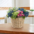 HUIANER 4pcs Artificial Blueberry with Stems, Lifelike Fruits for Valentine's Day DIY Bridal Bouquet Home Decoration