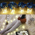 YKB 6 PCS LED Starry Fairy Lights with 20 Micro LEDs on 3.3FT/1m Copper Wire, Warm White, 2xCR2032 Batteries