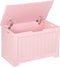 Wooden Storage Chest,30/40 Inch Storage Trunk w/2 Safety Hinges, Storage Bench, Modern
