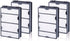 Nispira True HEPA Air Allergy Filter Replacement, Compatible with Holmes HAPF600 HAPF600D HAPF600D-U2 Filter B, 4 Packs