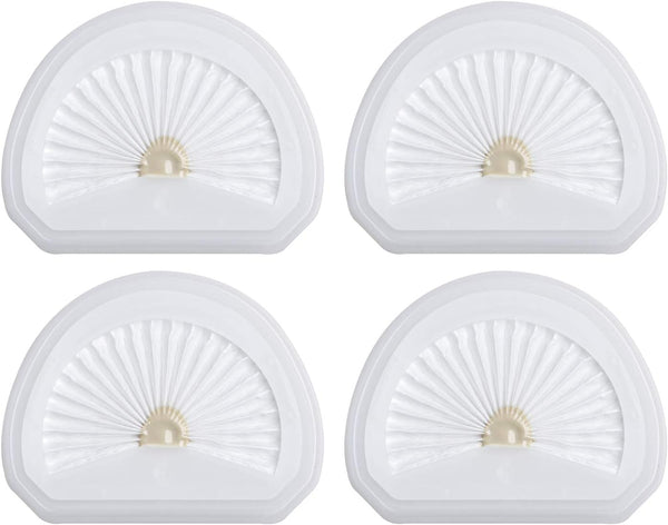 4Pack VLPF10 Replacement Filters for Black and Decker Hand Vacuum Model # HLVA320J00