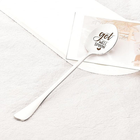 Get Well Spoon, Inspirational Sobriety Gifts for Women, Best Friend Gift for Post Surgery Recovery, Cancer Survivor