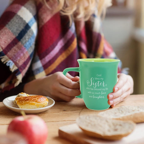 Abbey Gift Sister Ceramic Mug and Coaster Set
